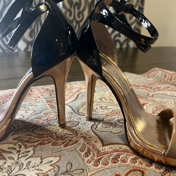 New Black /3Tone colors Roségold and beige Patent heels size 7 - Picture 6 of 7